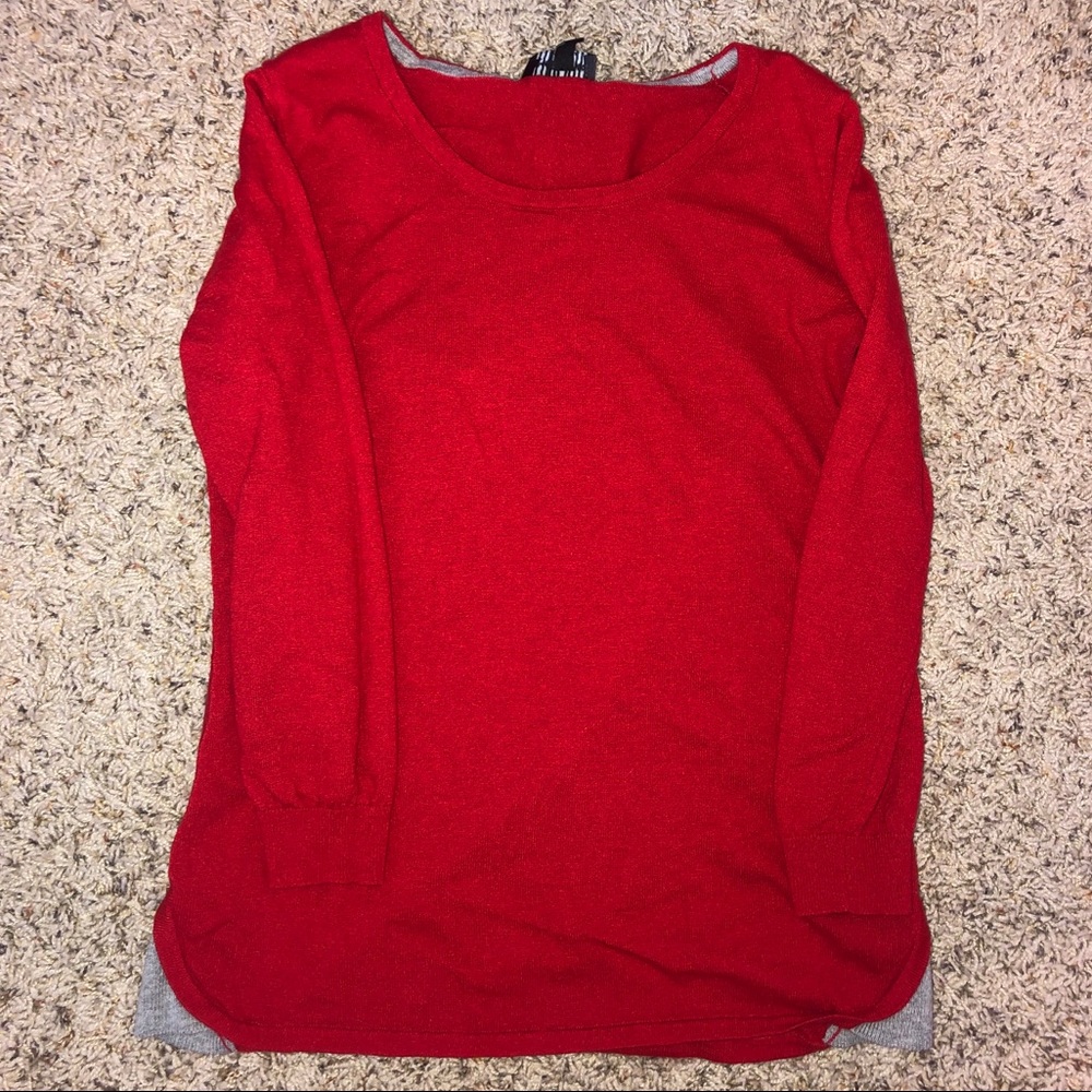 Red sweater